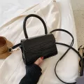 Crocodile Pattern Crossbody Bags For Women Sml Chain Handbag Sml Bag Pu Leather Hand Bag Ladies Designer