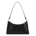 Retro Crocodile Pattern Oulder Bag Women France Baguette Bag Pu Leather Armpit Bag Advanced Design Handbag New Lady Se Sac