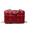 Women Crossbody Bag Weave Handbags For Women Quity Leather L Chain Oulder Mesger Bags Brand Fe Cassette Bag