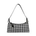 Ladies Vintage Plaid Pattern Underarm Bag Women Oulder Bags Won Muter Hobo Fe Handbags