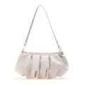 Ladies Party Wristlet Underarm Bag Cloud Pleated Handbag Pu Leather Tote Youth Ladies Versa Bag