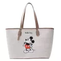 Cartoon white  handbag Women's canvas bag Donald Duck  Mickey  large-capacity handbag women bag shoulder bag shopping bag