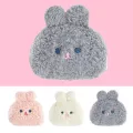 Cartoon Plush Sanitary Pads Organizer Bag Embroidery Fur Napkin Pouch Cosmetic Brush Storage Bag Money Purse Women Clutch Bags