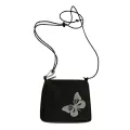 Casual Streetwear Crossbody Bag Women Butterfly Reflective Small Shoulder Pouch Popular Simple Female Daily Bag