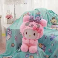 Cartoon Sanrio Hello Kitty Blanket Quilt Air Conditioning Plush Blanket Hello Kitty Doll Pillow Student Office Nap Cover Blanket