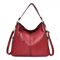 Hobo Bag Leather Women Handbags Fe Leire Oulder Bags Ses Vintage Bolsas Large Capacity Tote Bag