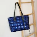 New Winter Big Oulder Bag Sp Be Handbag Woman Ca Sp Cn Totes Bags Down Feather Padded Soft Ladies Ng Bag