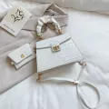 2 Sets Stone Pattern Totes Pu Leather Crossbody Bags For Women Travel Mmer Oulder Handbags And Ses
