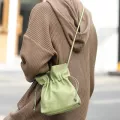 Women Artifici Leather Sml Celhone Sg Bag Fe Bohian Boho Chic Gypsy Hiie Ac Pu Leather Pouch Mesger Bag