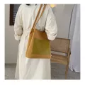 Oulder Women Bag New Women's Tote Ede Stone Pattern Brand Designer Luxury Fe Bucet Handbag Bolsa Finina