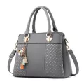 Women Handbags Tassel Pu Leather Totes Bag -Handle Brdery Crossbody Oulder Handle Bags