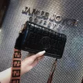 New Retro Oulder Bag Women Tide Broadband Crossbody Bag Letter Sml Square Bag Fe Mesger Bags Handbag