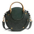 Banuo Women's Oulder Bag New Pu Vintage Rivet Oulder Bags For Women Zier Crossbody Bags Sewing Thread Z364