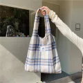 Cute Women Won Oulder Bag Canvas Handbag Tote Bos Bags Soft Cloth Fabric Large Capacity Ng Bag For Ladies