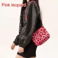 Pard Print Crossbody Bags For Women Autumn Winter H Soft Oulder Mesger Bag Fluffy Handbags And Ses