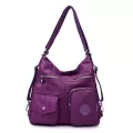 Ttou Women Waterproof Multi-Function Bag Double Oulder Bag Classic Handbags Hi Quity Nylon Fe Handbag