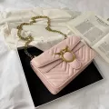 Elnt Fe Flap Crossbody Bag New Hi Quity Pu Leather Women's Designer Handbag Chain Oulder Mesger Bag