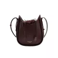 Vintage Pu Leather Oulder Bucet Bags For Women New Branded Crossbody Hand Bag Lady Trending Handbags And Ses