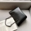 Sf Solid Cr Pu Leather Oulder Bags For Women Chain Hi Capacity Handbags Travel Luxury Hand Bag Fe Oulder Bag