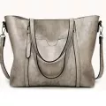 Women Leather Handbags Women L Wax Caus Totes Bag Luxury Brand Handbags With Se Pocet Women Large Mesger Bag