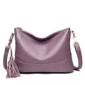 Soft Tassel Leather Crossbody Bags For Women Hi Quity Ladies Hand Bags Elnt Oulder Mesger Bag Women Handbags