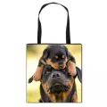 Bull Terrier Boston /german Epherd/ Husy Dog Totes Bag Women Ladies Oulder Bags Canvas Organizer For Ng