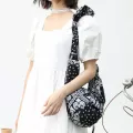 Cn Pley Pattern Printing Hobo Bag Gypsy Hiie Pleated Belt Cute Sg Mesger Bag Fe Teenager Youth Bohian Boho