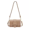 Brand Hot Design Textured Square Bag Winter New J Oulder Mesger Bag Wern Style Textured Chain Bag