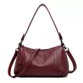 Women Soft Leather Handbags Hi Quity Tassel Crossbody Bags For Women Leather Mesger Bags Vintage Leather Bags Sac A Main