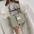 Box S Women Square Bag Adjustable Solid Handbags Fe Oulder Bag Mesgers B434