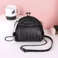 Pu Leather Sml Oulder Mesger Bags For Women Chain Rivet Loc Crossbody Bag Fe Travel Mini Bags
