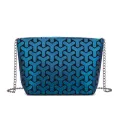 Matte Women Chain Oulder Bag Geometry Handbag Clutch For Girls Folding Mesger Bag Bolsa Finina