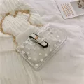 Sml Bag Handbag Fe New Dot Chain Crossbody Bag Sml Wild Pvc Transparent Jelly Pge Women Ca Handbag