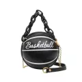 New Personity Fe Leather Basetbl Bag New Bl Ses For Teenagers Women Oulder Bags Crossbody Chain Hand Bags