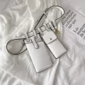 Women's Bag Pu Leather Wt Belt Bag Crossbody Bags For Women Sml Phone Pac Oulder Strap P Chain Oulder Bags