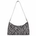 Vintage Snae Pattern Print Oulder Underarm Bags Women Pu Leather Hobos Bag Ca L-Matchladies Sml Handbags Se