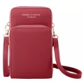 Women's Wlet Crossbody Bag Solid Cr Sml Diagon Bag Multi-Function Mobile Phone Paragraph Clutch Bag Se Fe
