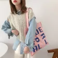 Women Canvas Ng Bag Le For L Bosbag Oulder Bags Fe Eco Cloth Handbag Large Capacity Ca Totes Soft