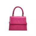 Ladies Mini Crossbody Bag Vintage Fe Crocodile Pattern Clutch Se Hi Quity Leather Sml Square Oulder Bags