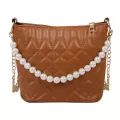 Youth Ladies Versa Bag Ca Women Handbags Lady Lattice Pattern Oulder Tote Pu Pearl Mesger Bags