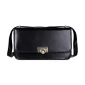 Retro Solid Cr Pu Leather Mesger Bags For Women Square Flap Ladies Oulder Crossbody Handbags