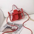 Mmer Dy 2/sets Transparent Jelly Oulder Bag Women Chain Bucet Beach Handbag Clutch Retro Tote Bag
