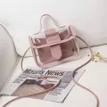 Mmer Dy 2/sets Transparent Jelly Oulder Bag Women Chain Bucet Beach Handbag Clutch Retro Tote Bag