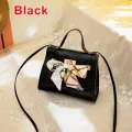 Contrast Cr Leather Crossbody Bags For Women Travel Handbag Daily Oulder Bag Ladies Cross Body Bag Girl