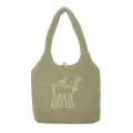 Lamb Wool Printed Oulder Bag Large-Capacity Bags New Ladies L-Match Ca Tperament Autumn And Winter