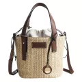 Handbags String Woman Bags Beach Straw Wea Oulder Bag Ladies Trendy Mmer Bucet Handbag Versa Pges