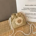 Wen Straw Ladies Bag Bucet Boho Mmer Crossbody Bag Women Fe Mesger Envelope Phone Wlet Travel Cute Student B024