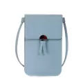 Pu Leather Women Oulder Crossbody Bag Orean Slim Ladies Touch Screen Phone Wlet Hasp Sml Se Mesger Bag