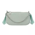 Cr Chain Soft Pu Leather Sml Corduroy Oulder Bag Women Handbag And Se Hi Quity Designer Baguette