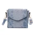 Pu Leather Crossbody Bags Snae Pattern Mmer Lady Oulder Handbags Fe Totes For Trend